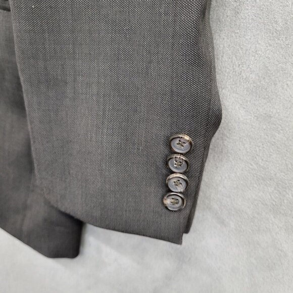 Lauren Ralph Lauren Wool Blazer‎ Single Breasted Mens Size 46R Black Notch Lapel - Picture 4 of 10